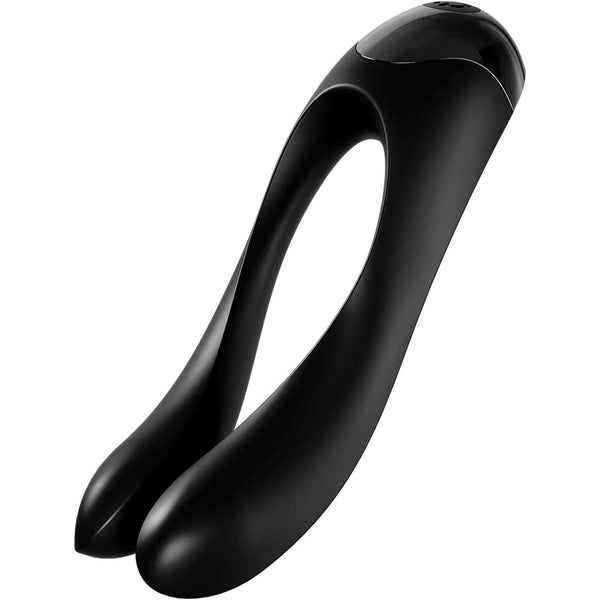Satisfyer Candy Cane Finger Vibrator Black - Eroticon Ltd