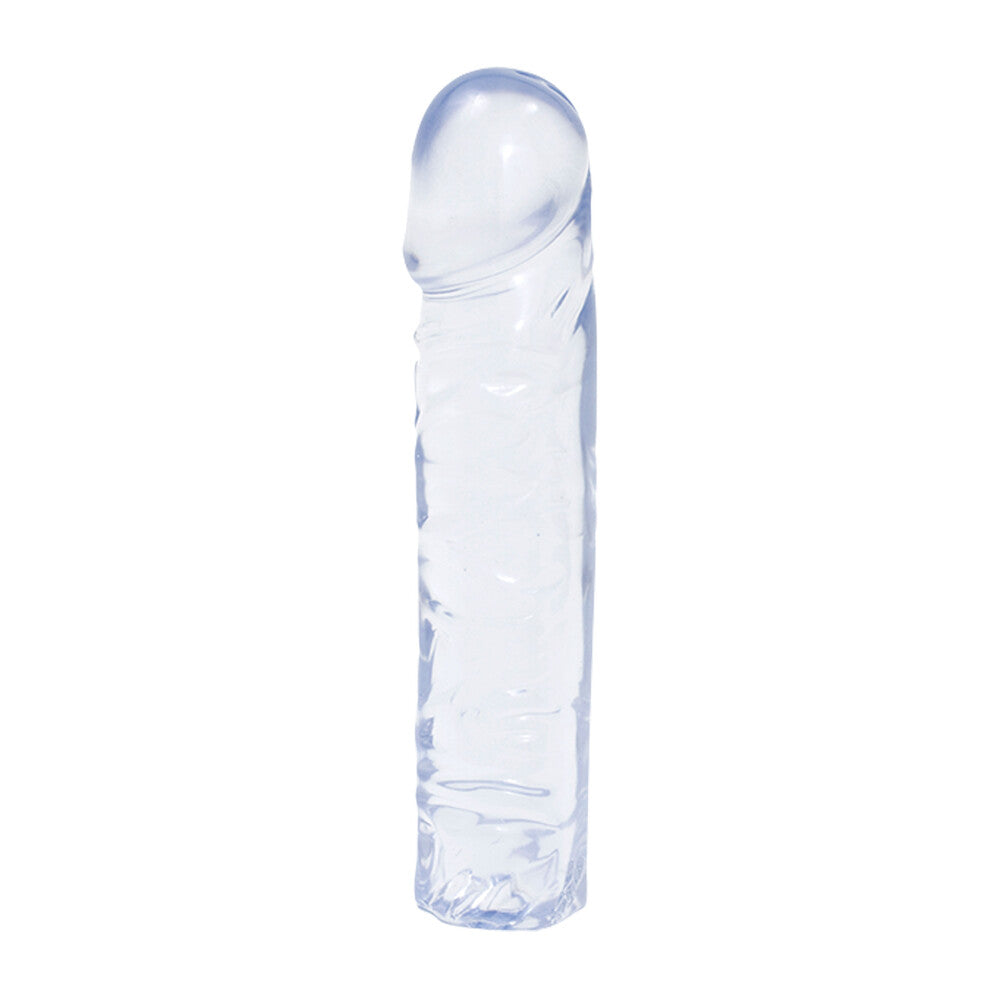 Crystal Jellies 8 Inch Dong Clear - Eroticon Ltd