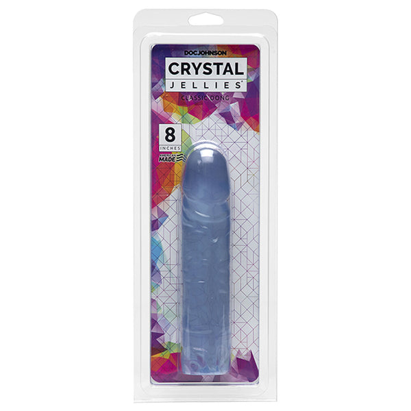 Crystal Jellies 8 Inch Dong Clear - Eroticon Ltd