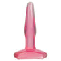 Crystal Jellies Small Butt Plug Pink - Eroticon Ltd