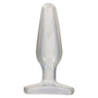 Crystal Jellies Medium Butt Plug Clear - Eroticon Ltd