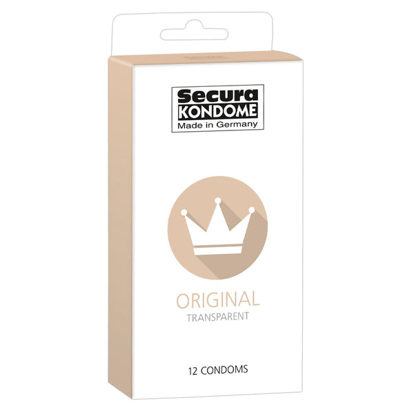 Secura Kondome Original Transparent x12 Condoms - Eroticon Ltd