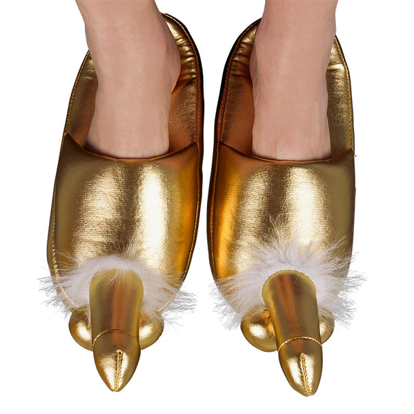 Golden Penis Slippers - Eroticon Ltd