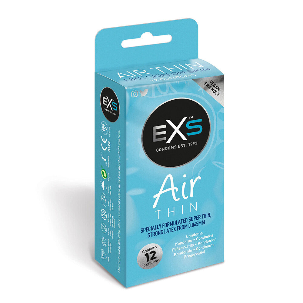 EXS Air Thin Condoms 12 Pack - Eroticon Ltd