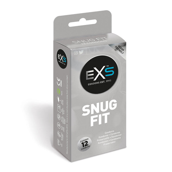 EXS Snug Closer Fitting Condoms 12 Pack - Eroticon Ltd