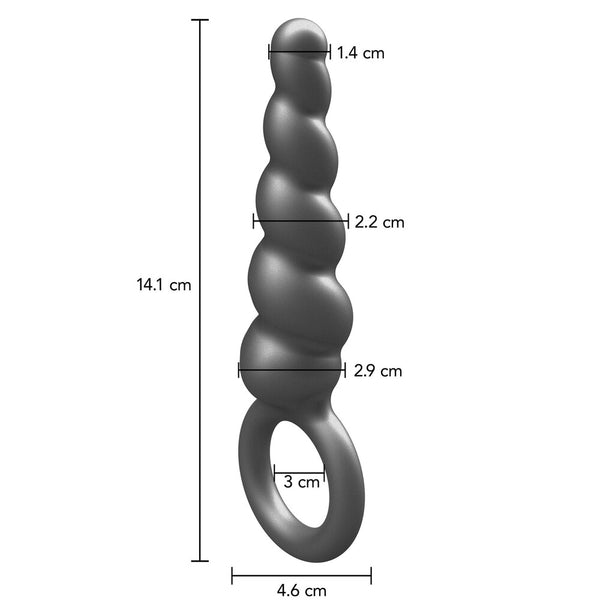 ToyJoy Buttocks The Screw Metallic Silicone Plug - Eroticon Ltd