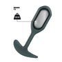 ToyJoy Buttocks The Champ Weighted Plug - Eroticon Ltd