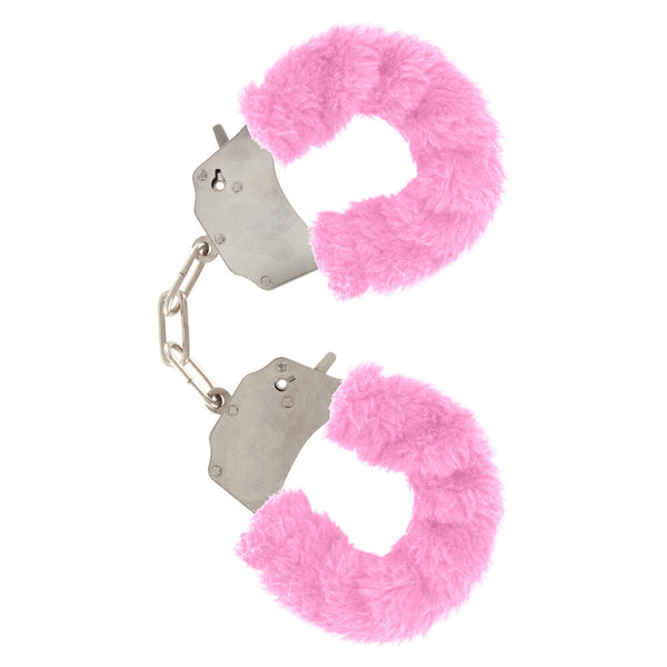 ToyJoy Furry Fun Wrist Cuffs Pink - Eroticon Ltd