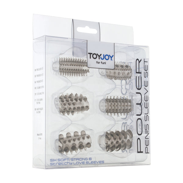 ToyJoy Power Penis Sleeve Set Grey - Eroticon Ltd