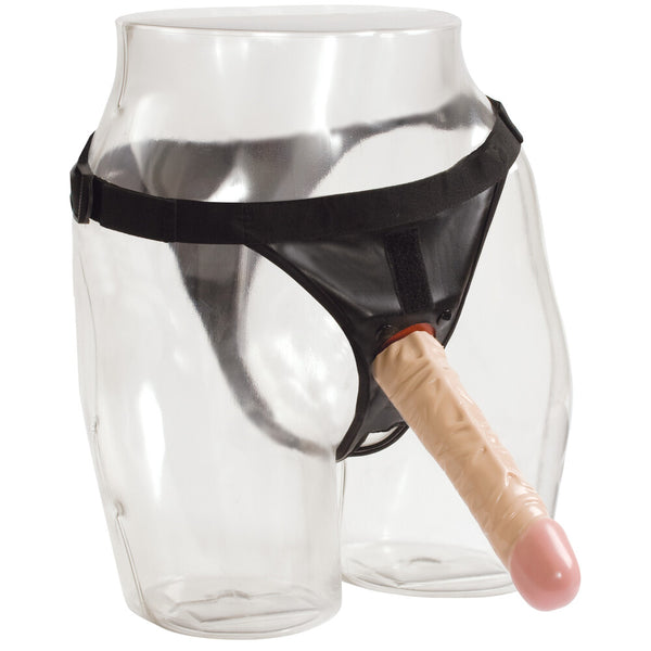 VacULock 8 Inch Classic Dong With Ultra Harness - Eroticon Ltd