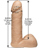 VacULock 7 Inch Realistic Cock With Ultra Harness - Eroticon Ltd