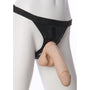 VacULock Ultraskyn 8 Inch Realistic Cock With Ultra Harness - Eroticon Ltd