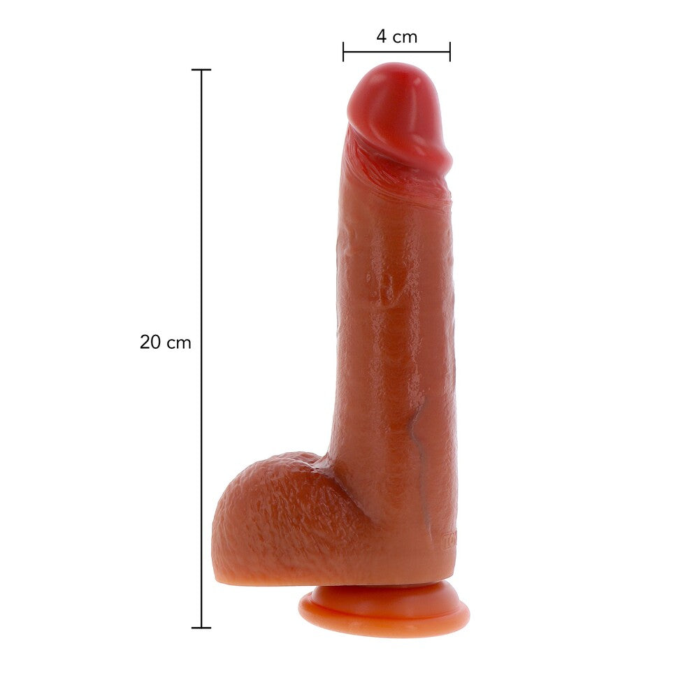 ToyJoy Get Real Silicone Foreskin Dildo 8 Inch - Eroticon Ltd