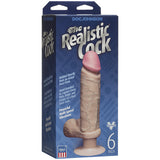 The Realistic Cock 6 Inch Vibrating Dildo Flesh Pink - Eroticon Ltd