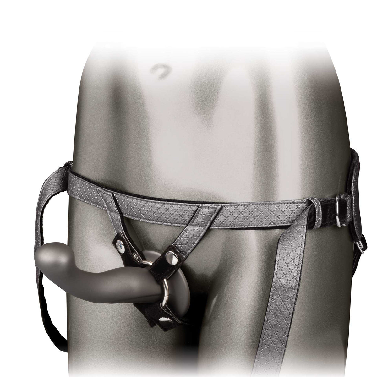 The Royal Sensual Set Crotchless Strap On Harness With Probe - Eroticon Ltd