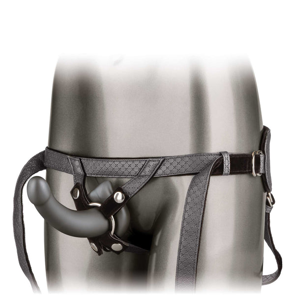 The Royal UltraSoft Set Crotchless Strap On With GProbe - Eroticon Ltd