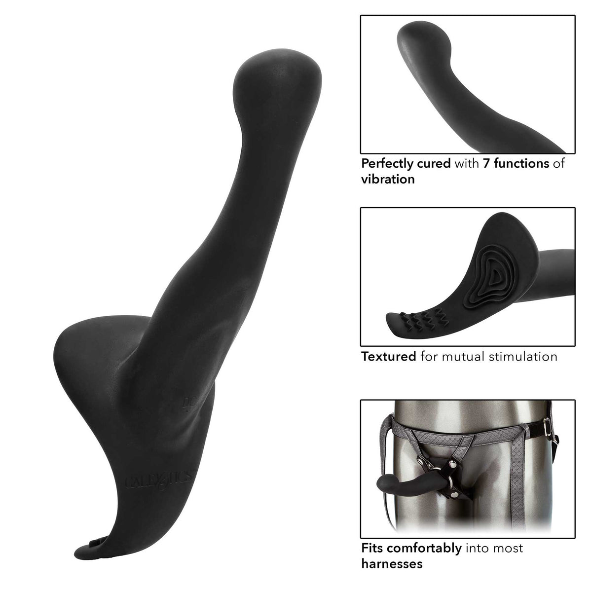 The Royal Vibrating Set Crotchless Strap On Plus Vibrating Probe - Eroticon Ltd