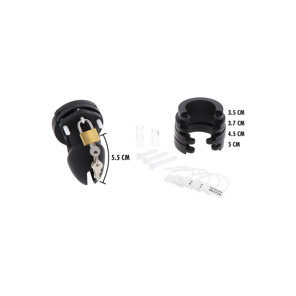 Hidden Desire Extreme Chastity Silicone Cock Cage - Eroticon Ltd