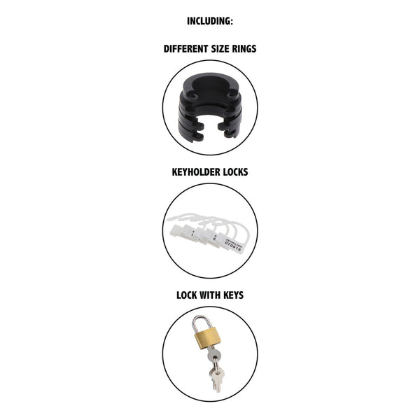 Hidden Desire Extreme Chastity Silicone Cock Cage - Eroticon Ltd