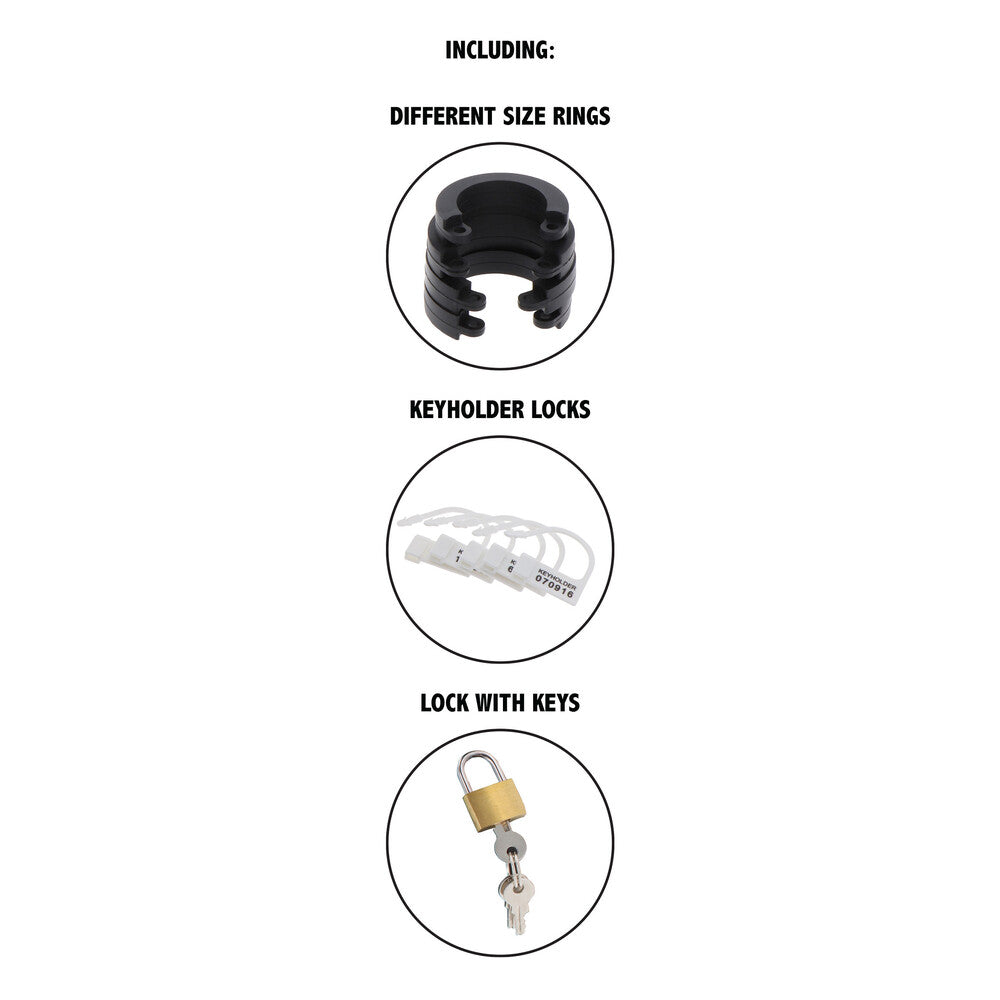 Hidden Desire Extreme Chastity Silicone Cock Cage - Eroticon Ltd