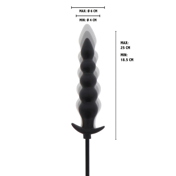 Hidden Desire Extreme Advanced Inflatable Ribbed Plug - Eroticon Ltd