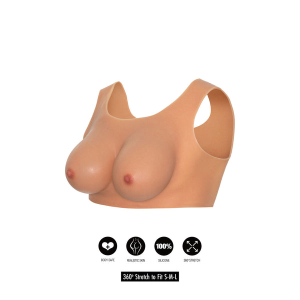 Hidden Desire Alter Ego Crop Top With DCup Breasts - Eroticon Ltd