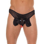 Mens Black Animal Pouch - Eroticon Ltd
