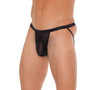 Mens Black Pouch With Jockstraps - Eroticon Ltd