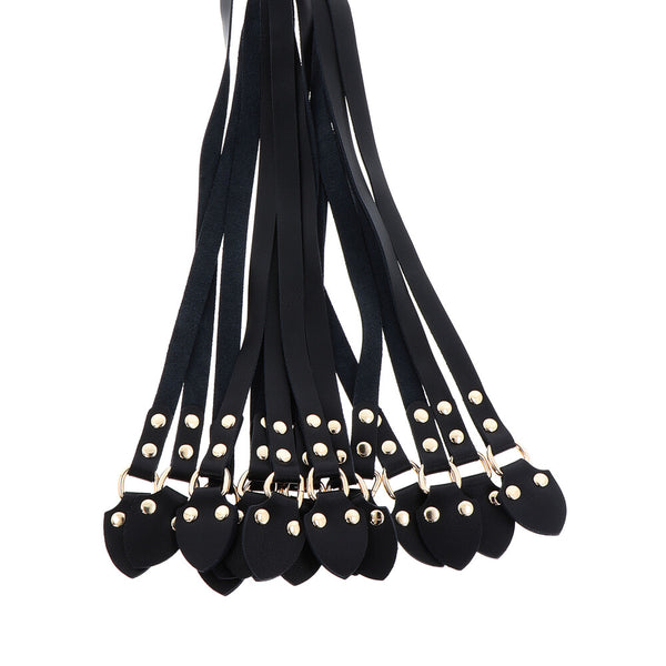Hidden Desire Masters Leather CatoNine Whip - Eroticon Ltd