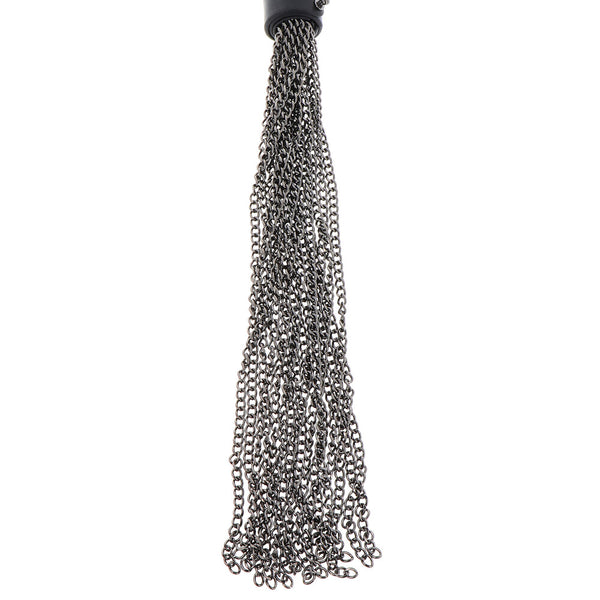 Hidden Desire Masters Real Leather Chain Whip - Eroticon Ltd