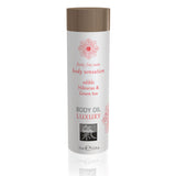 Shiatsu Luxury Body Oil Edible Hibiscus And Green Tea 75ml - Eroticon Ltd