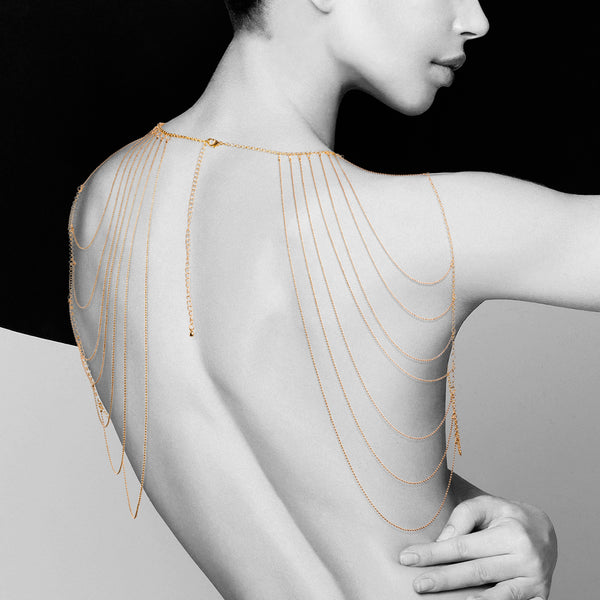 Bijoux Indiscrets Magnifique Shoulder Jewellery Gold - Eroticon Ltd