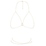Bijoux Indiscrets Magnifique Bra Chain Gold - Eroticon Ltd