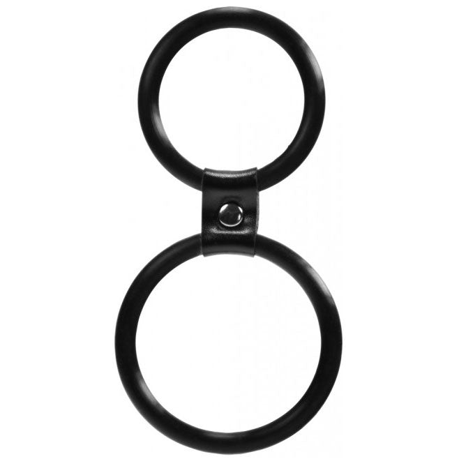 Dual Rings Shaft And Balls Ring - Eroticon Ltd