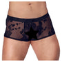 Noir Sheer Floral Lace Pants - Eroticon Ltd