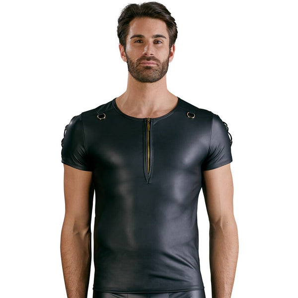 NEK Matt Black Straight Cut Shirt - Eroticon Ltd
