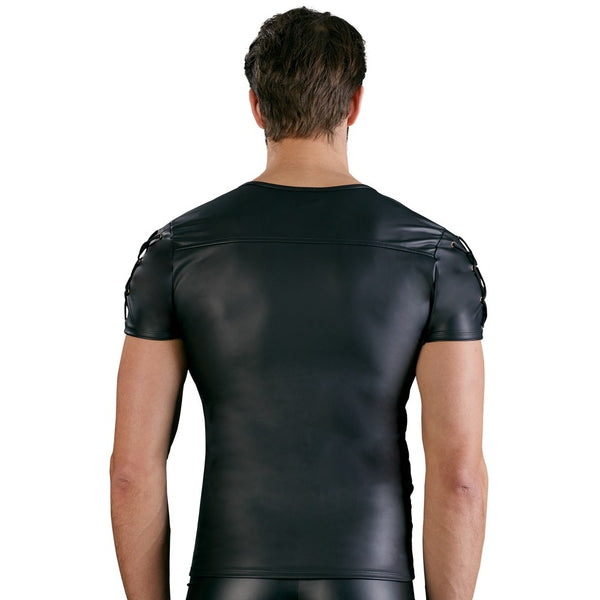 NEK Matt Black Straight Cut Shirt - Eroticon Ltd