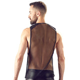 Svenjoyment Mens Black Net Shirt - Eroticon Ltd