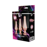 Gleaming Butt Plug Set Rose Gold - Eroticon Ltd