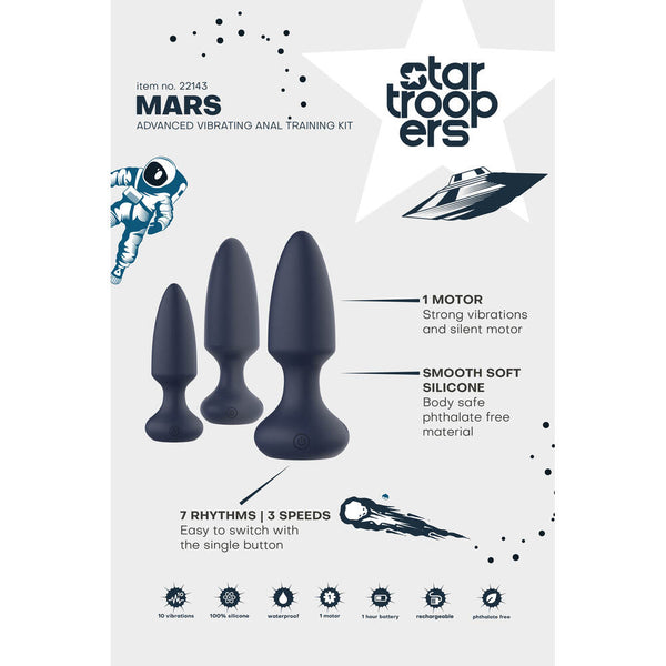 Startroopers Mars Advanced Vibrating Anal Vibe Kit - Eroticon Ltd