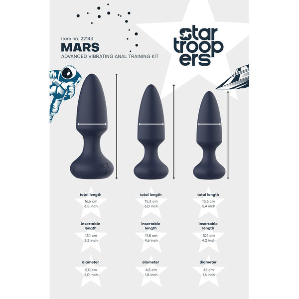 Startroopers Mars Advanced Vibrating Anal Vibe Kit - Eroticon Ltd