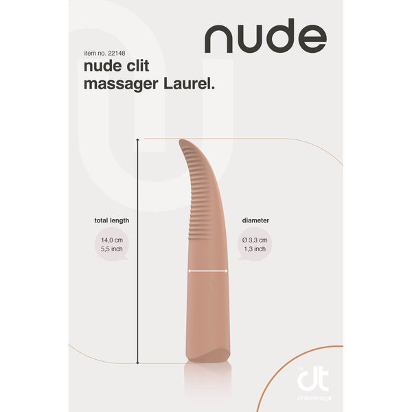 Nude Laurel Mini Travel Massager - Eroticon Ltd