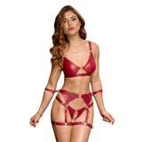 Cottelli Red Crotchless Bondage Set - Eroticon Ltd