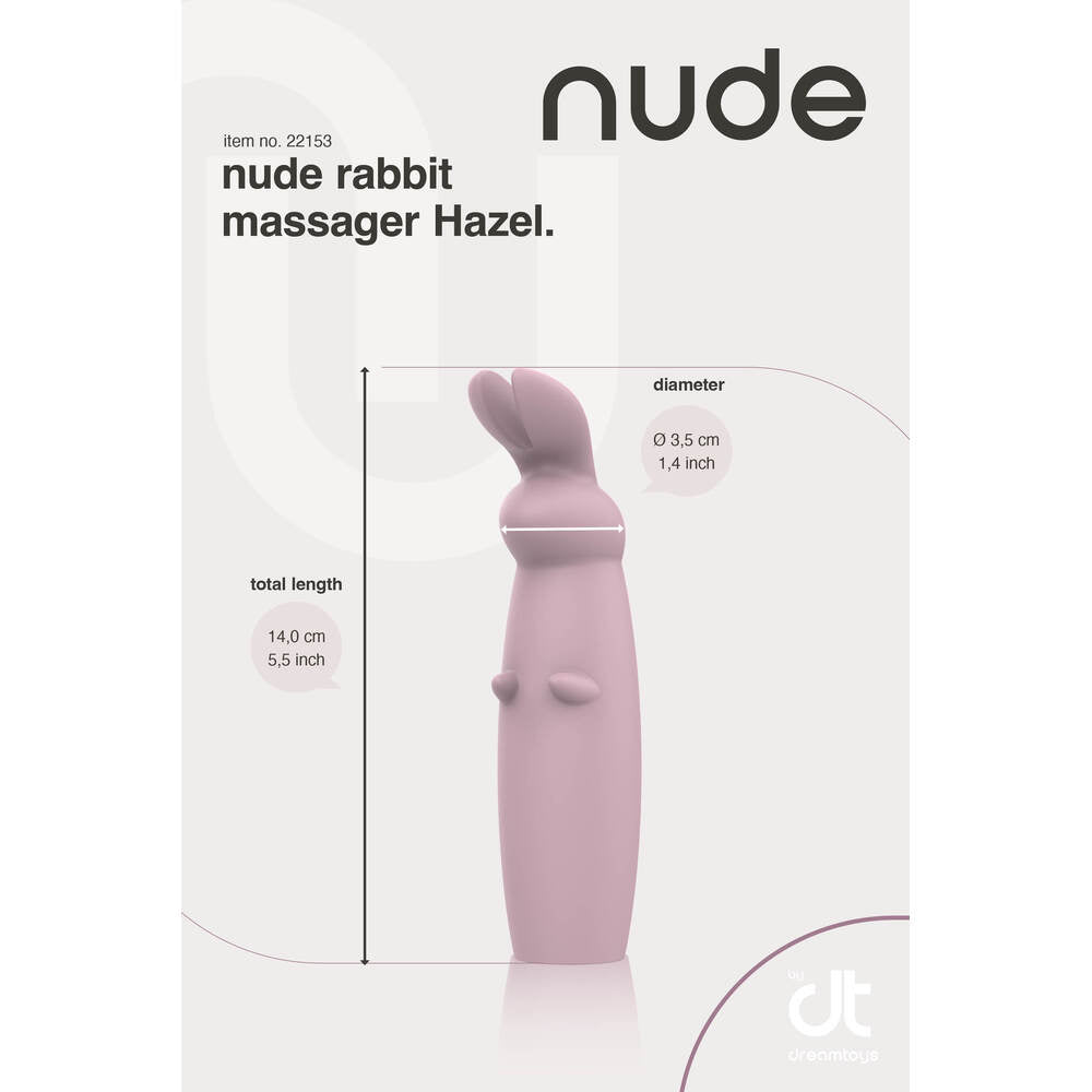 Nude Hazel Mini Rabbit Massager - Eroticon Ltd