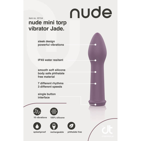 Nude Jade Mini Torp Vibrator - Eroticon Ltd