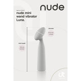Nude Luna Mini Wand Vibrator - Eroticon Ltd