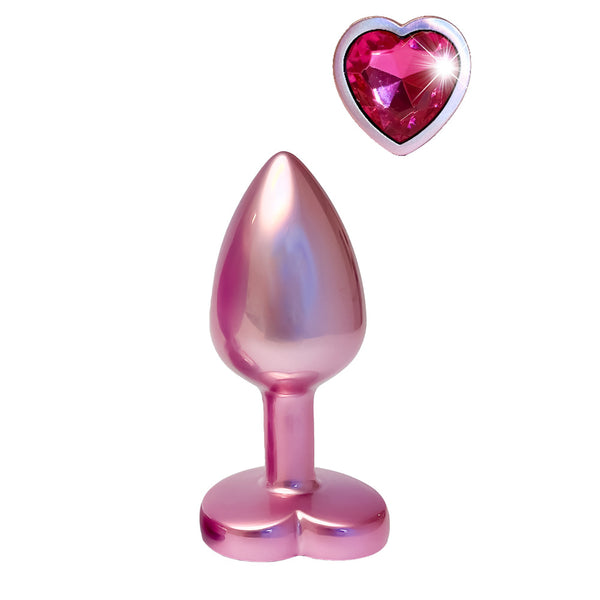 Gleaming Love Pearl Pink Butt Plug Small - Eroticon Ltd