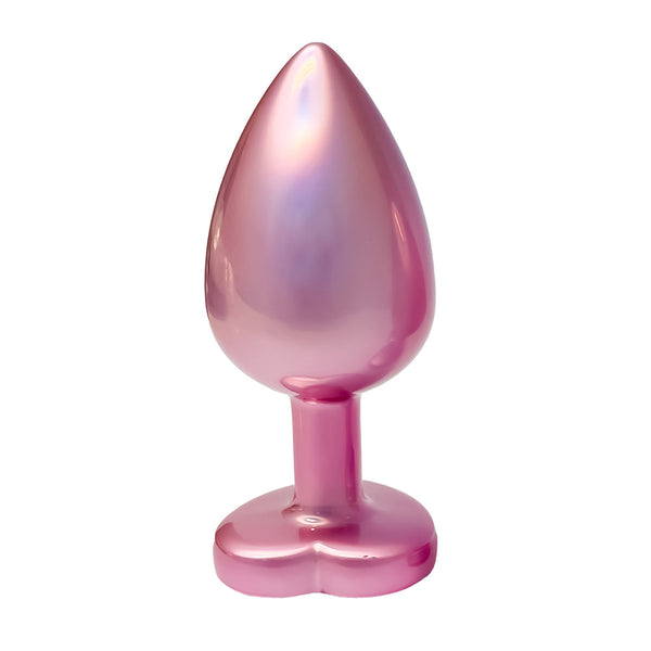 Gleaming Love Pearl Pink Butt Plug Large - Eroticon Ltd