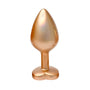 Gleaming Love Pearl Gold Butt Plug Medium - Eroticon Ltd
