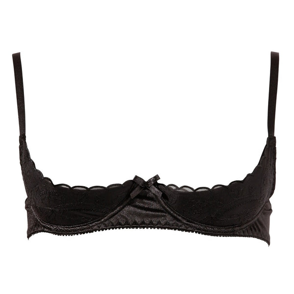 Cottelli Half Cup Bra Black - Eroticon Ltd